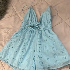 Baby Blue Romper